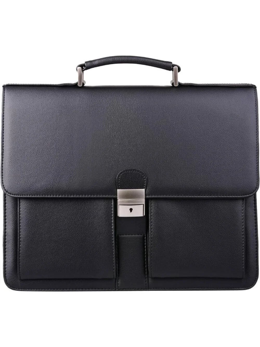 Stylish PU Leather Briefcase for Men | Classic Messenger Bag for Work & Travel
